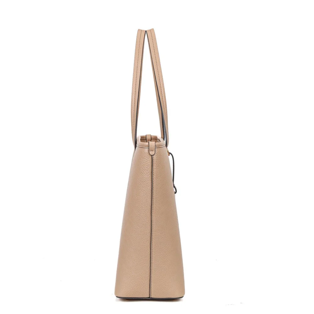 Bolsa shopper grande floater bege - vista 5 de 7