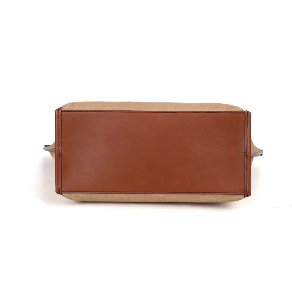 Bolsa shopper grande canvas marrom safari - vista 6 de 7