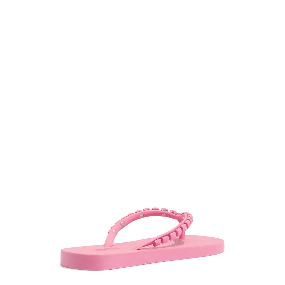 Chinelo Flip Flop Borracha Rosa Chiclete - vista 4 de 4
