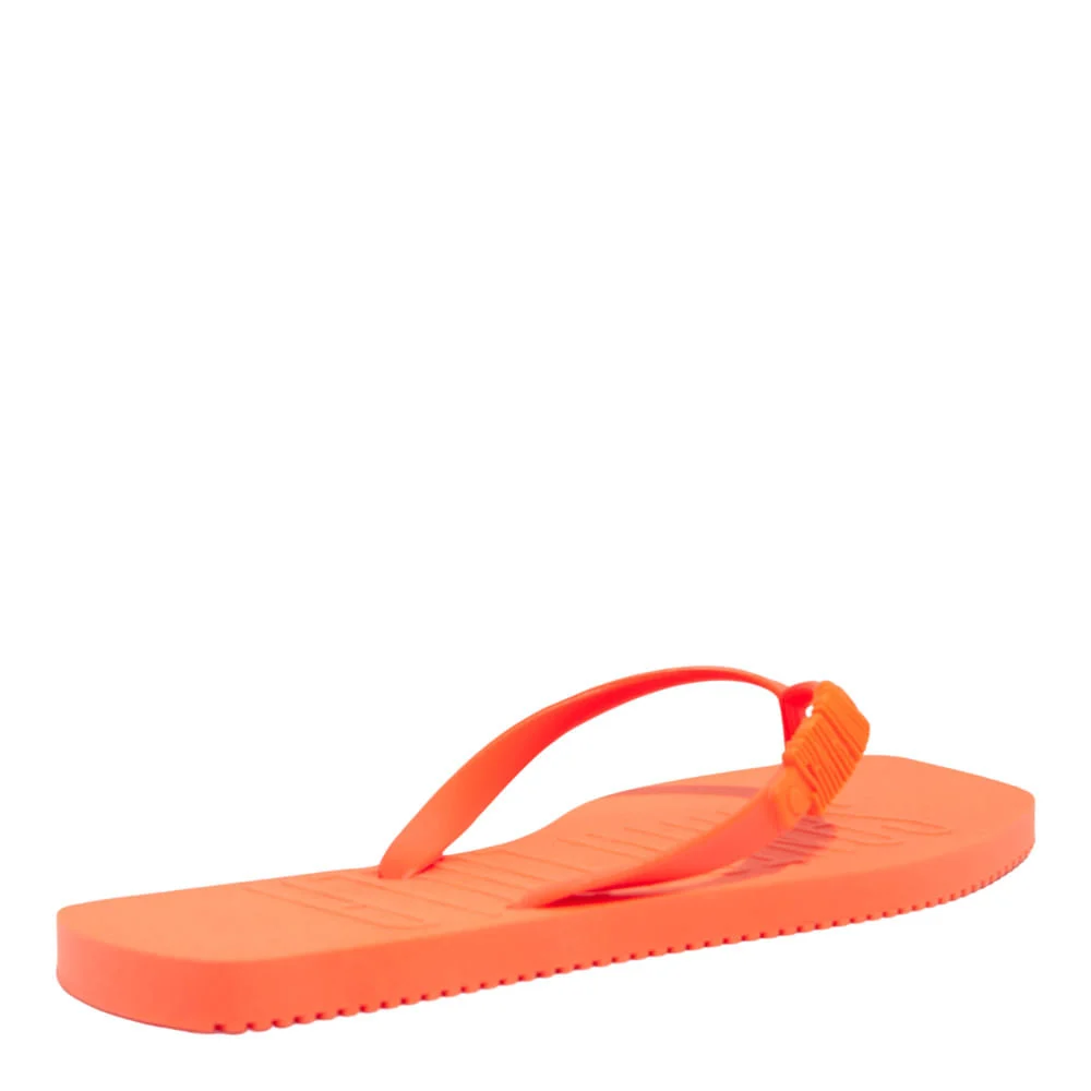 Chinelo Flip Flop Borracha Laranja Neon - vista 4 de 4