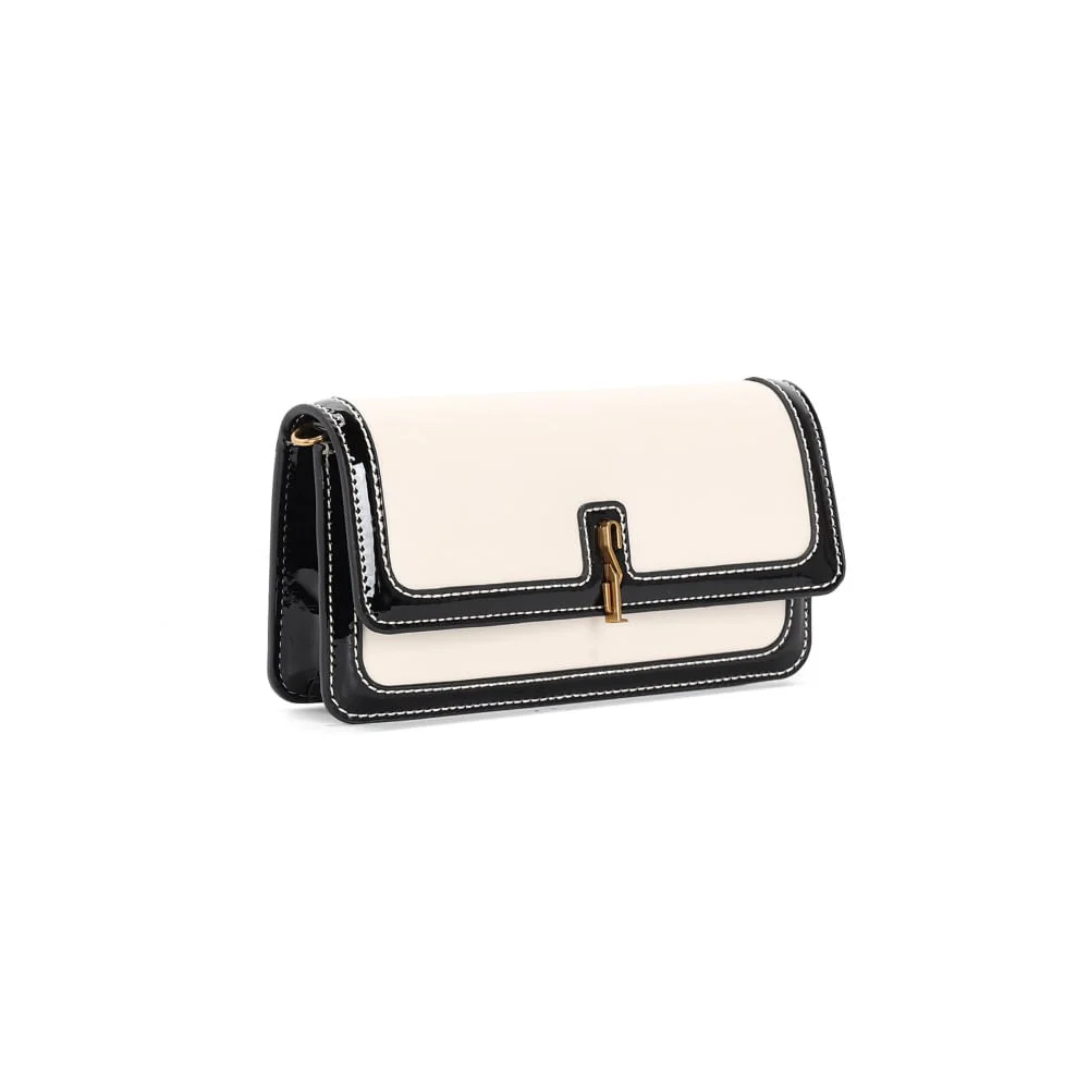Bolsa Pequena Soft Liso Off White Transversal - vista 2 de 3