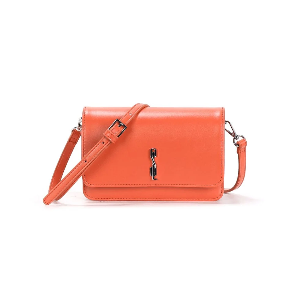 Bolsa Soft Laranja Alça Transversal - vista 1 de 3