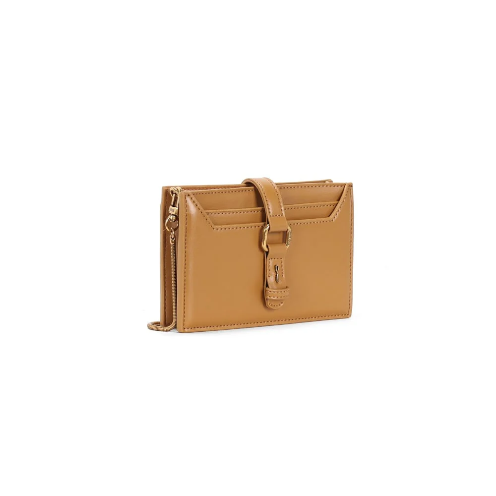 Bolsa Carteira Soft Caramelo Alça De Ombro - vista 2 de 4