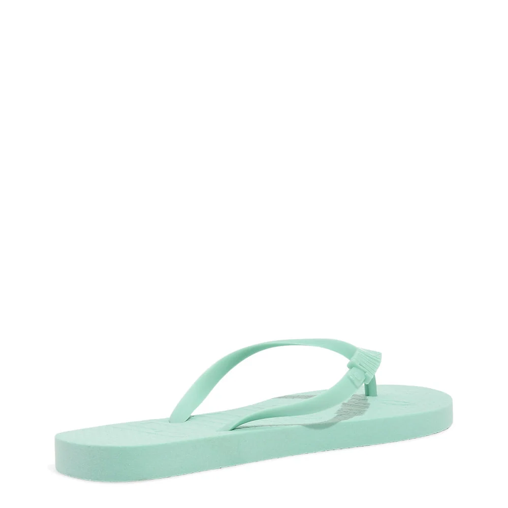 Chinelo Flip Flop Borracha Verde E Necessaire Transparente - vista 5 de 5