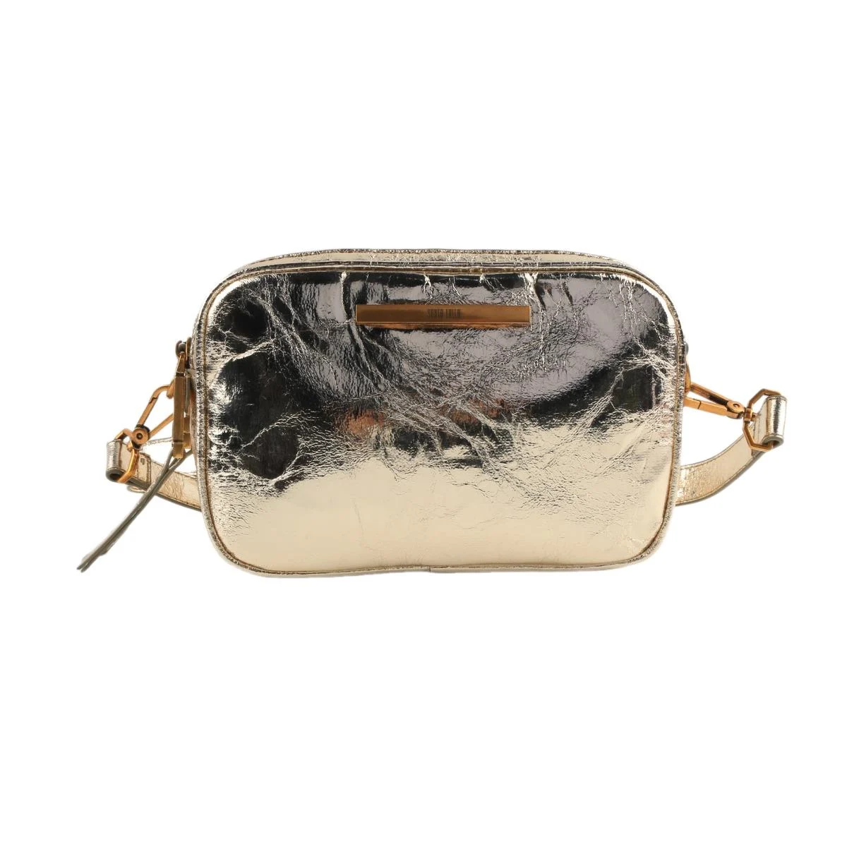 Bolsa Câmera Bag Dourada Metalizada Crinkle - vista 1 de 6