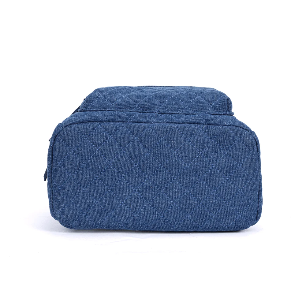 Mochila Grande Jeans Azul - vista 6 de 6