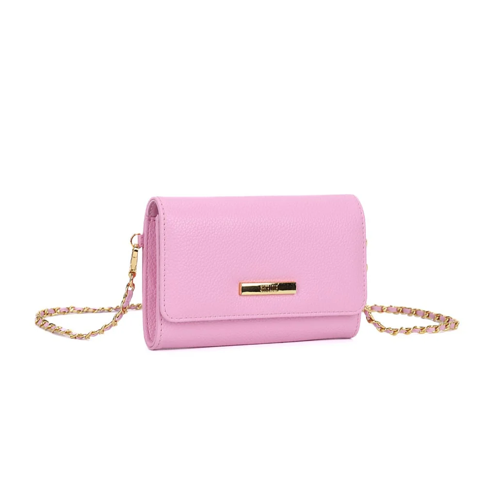 Bolsa Carteira Floater Rosa Cotton Alça de Ombro - vista 2 de 7