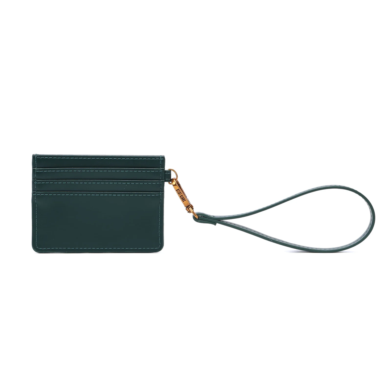 Porta Cartão Soft Verde Pavão Alça De Mão - vista 3 de 5