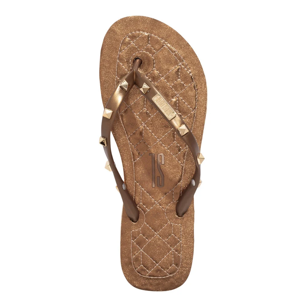 Chinelo Flip Flop Napa Egeu Bronze - vista 3 de 4