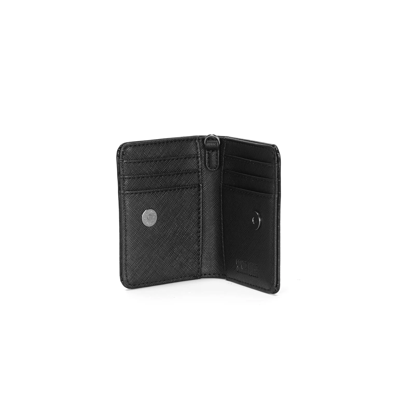 Carteira material croco preto 2 - vista 3 de 3