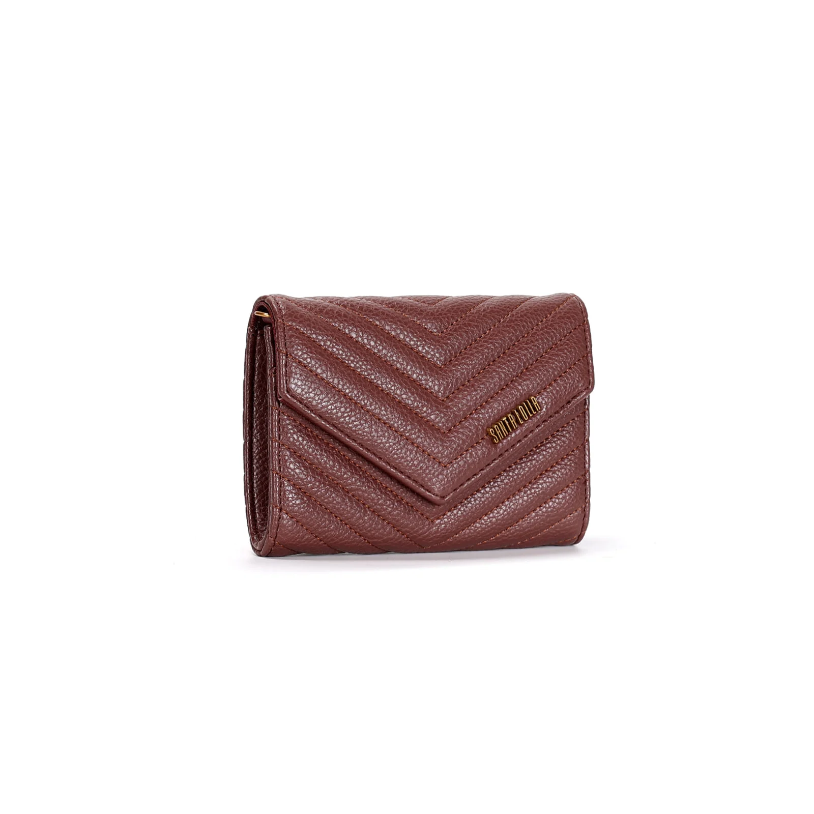 Bolsa Carteira Pequena Floater Marrom Alça Transversal - vista 2 de 3