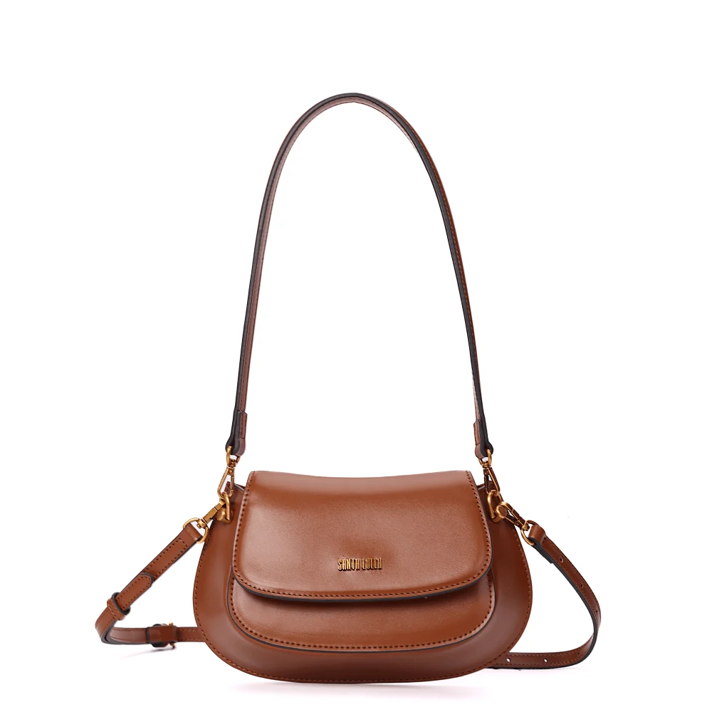 Bolsa Soft Marrom Alça De Ombro - vista 1 de 5