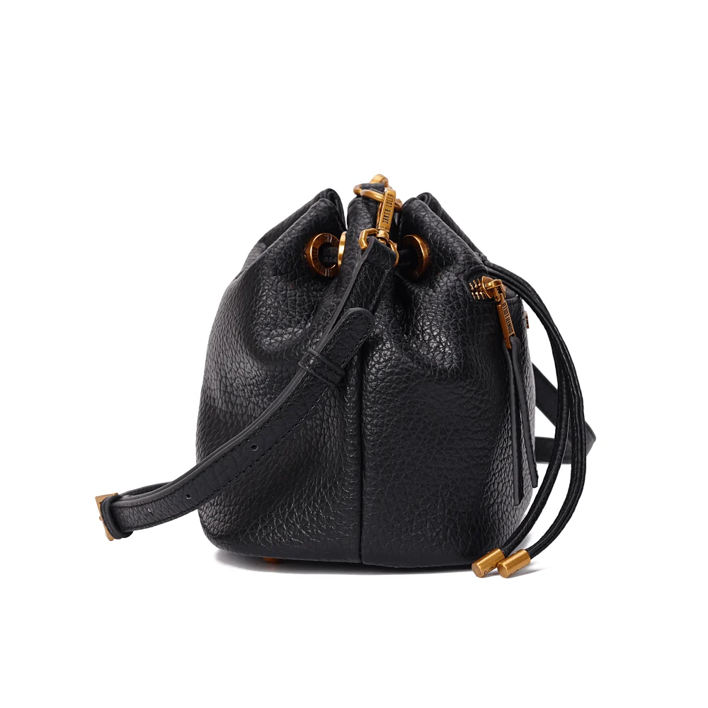 Bolsa Bucket Floater Preta Alça Transversal - vista 4 de 7