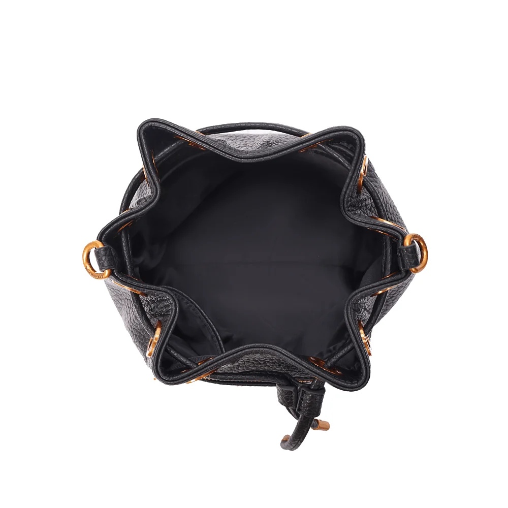 Bolsa Bucket Floater Preta Alça Transversal - vista 7 de 7