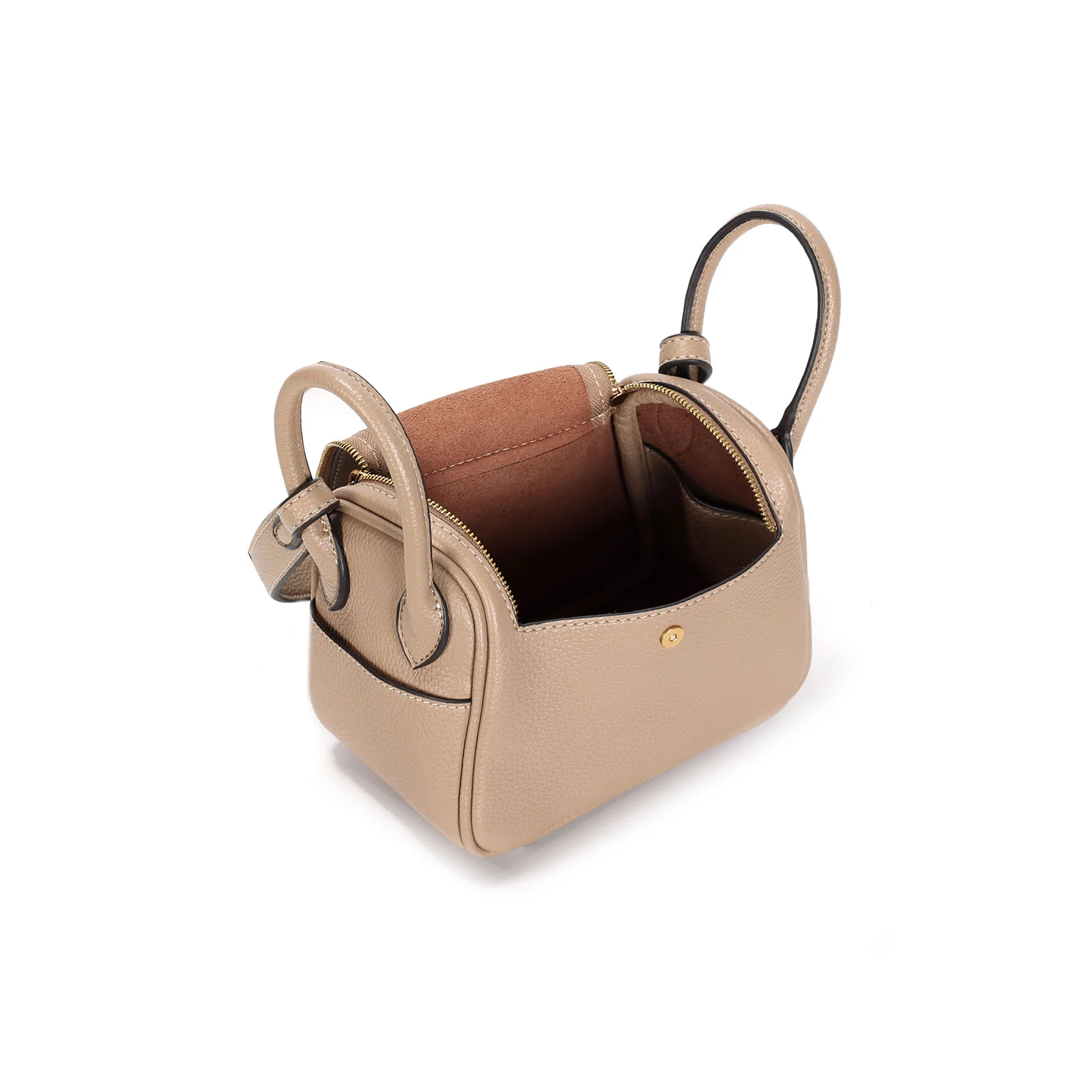 Bolsa Pequena Floater Bege Duas Alças - vista 3 de 3