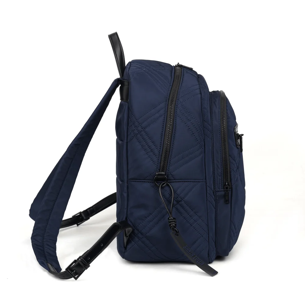 Mochila Nylon Azul Escuro - vista 4 de 7