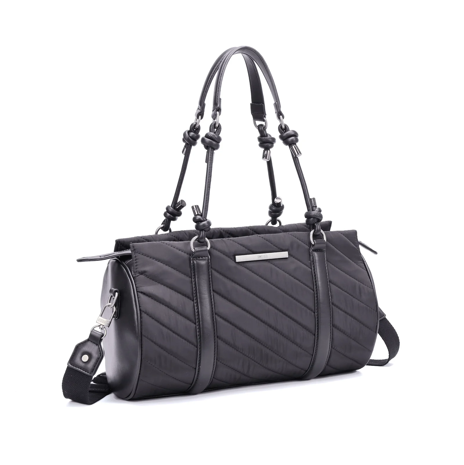 Bolsa Soft Cinza Duas Alças - vista 2 de 5