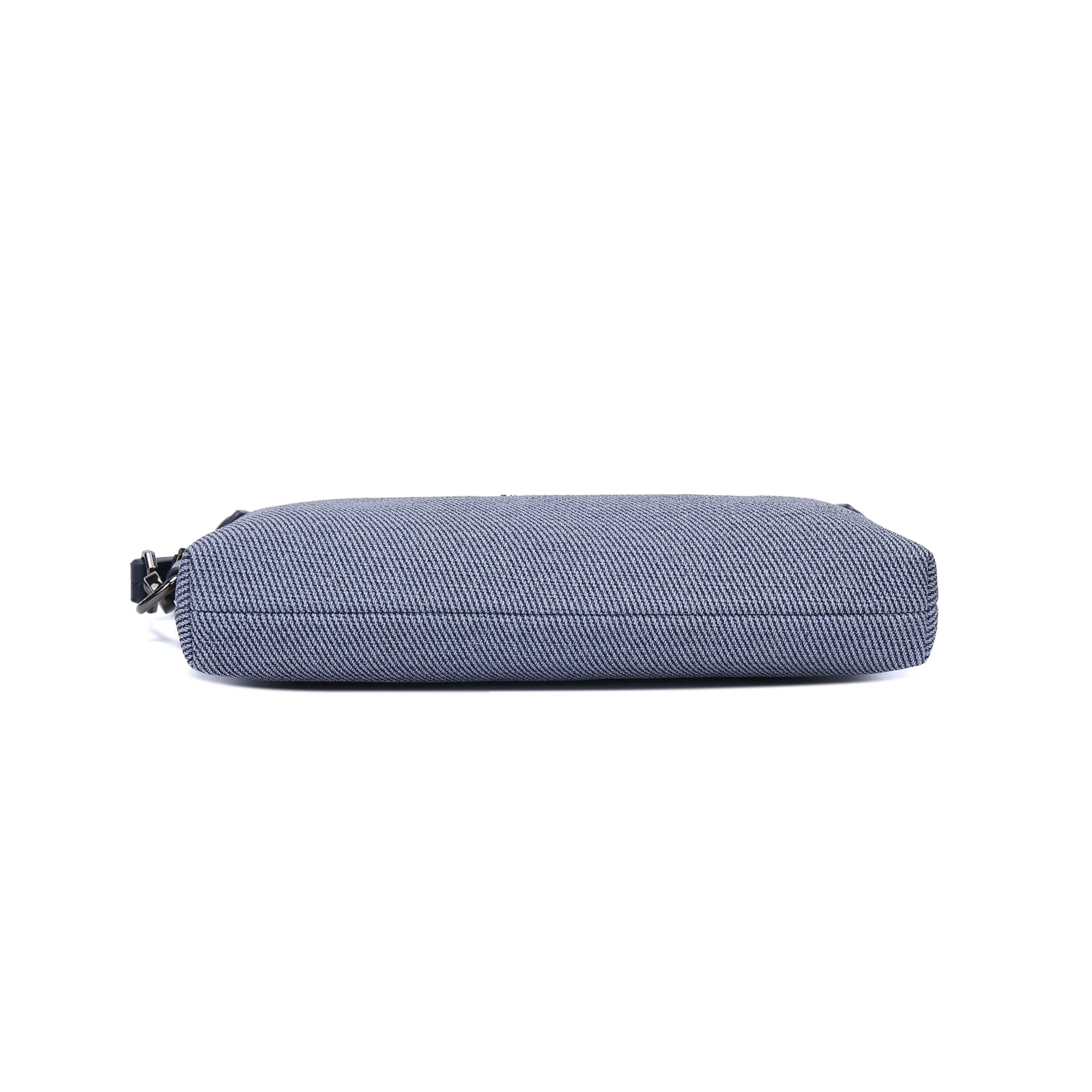 Clutch Canvas Azul Alça De Mão - vista 4 de 5