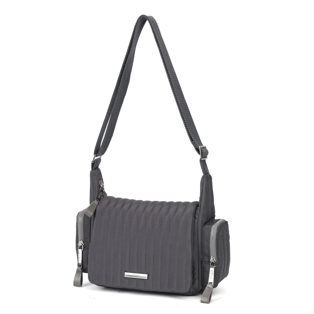 Bolsa Soft Cinza Alça De Ombro - vista 2 de 5