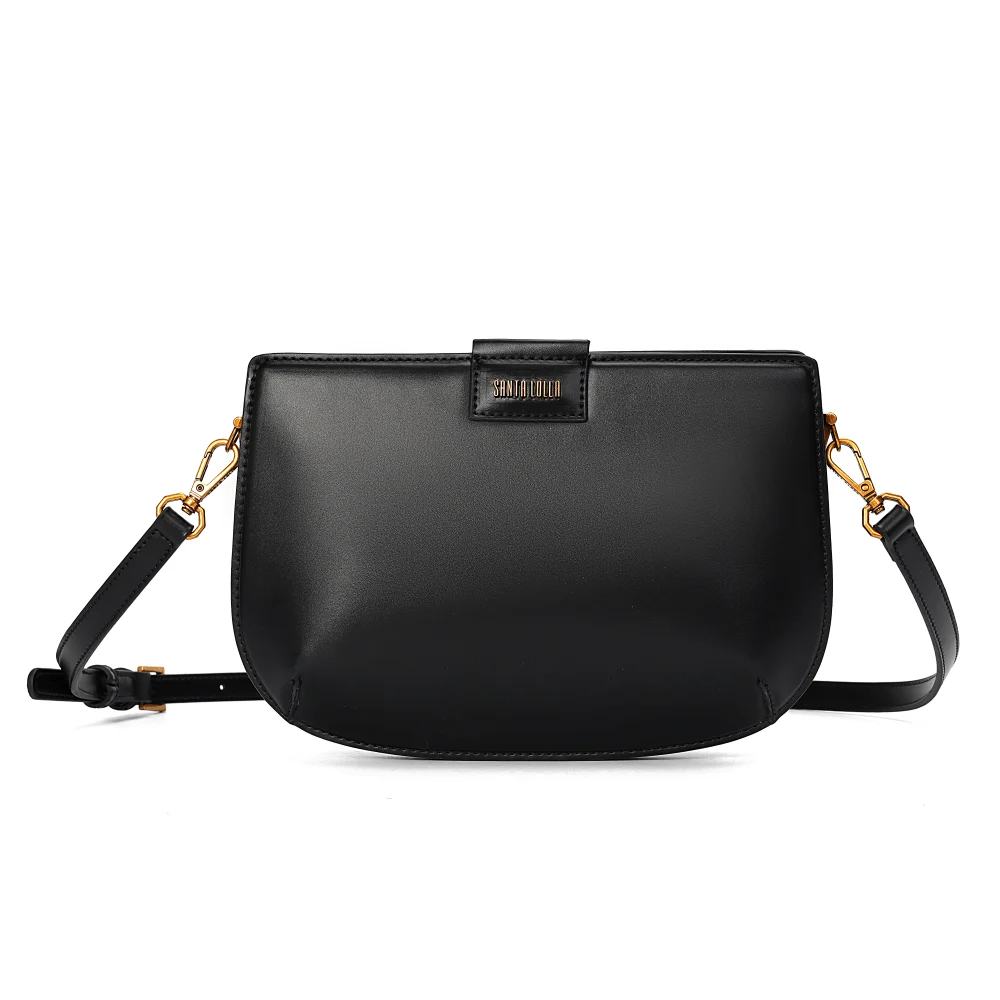 Bolsa Média Soft Preta Alça Transversal - vista 1 de 6