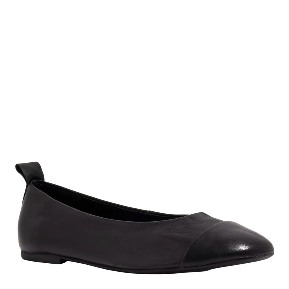 Sapatilha Couro Nobre Soft Preto Bico Redondo - vista 2 de 4