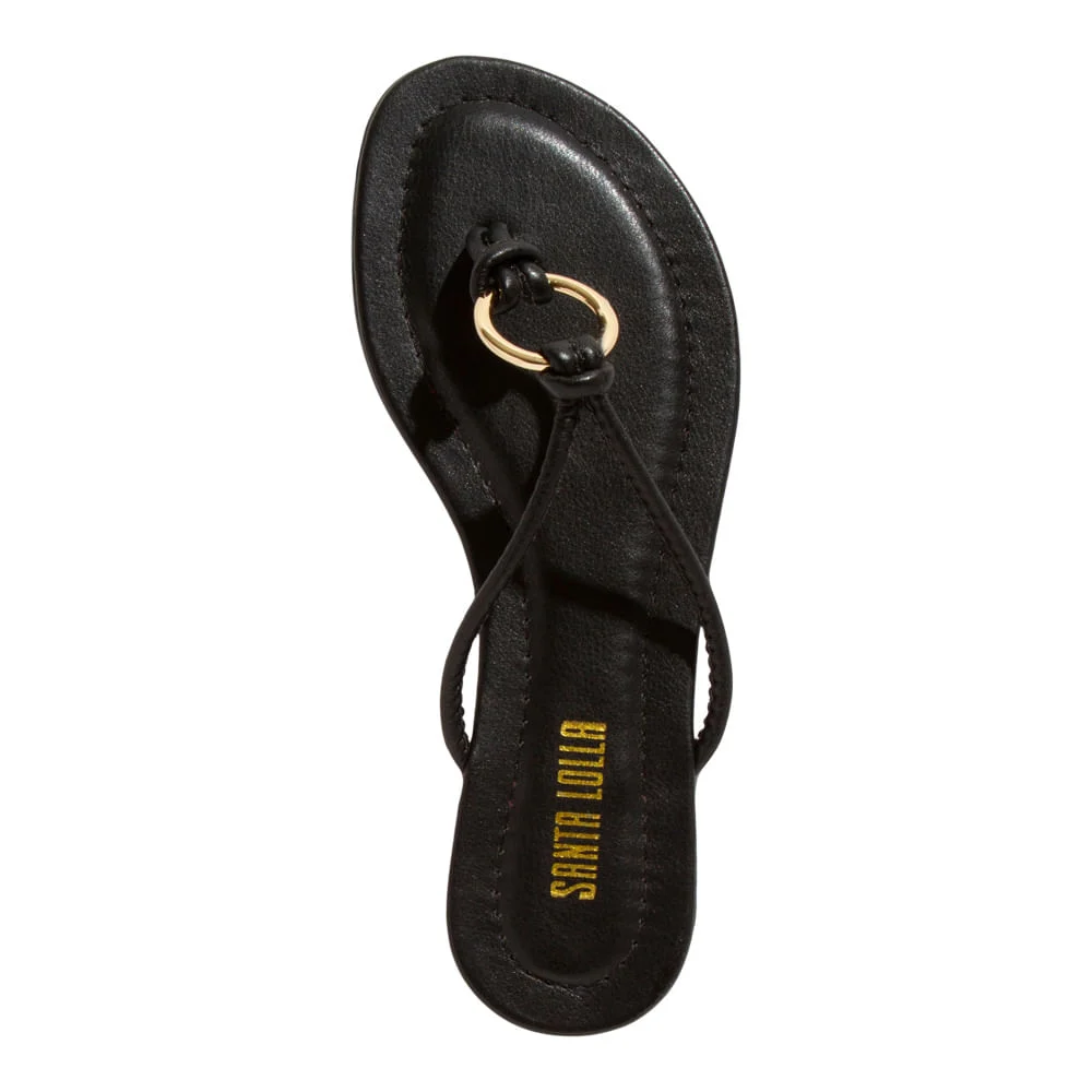 Rasteira Napa Soft Preto - vista 4 de 4