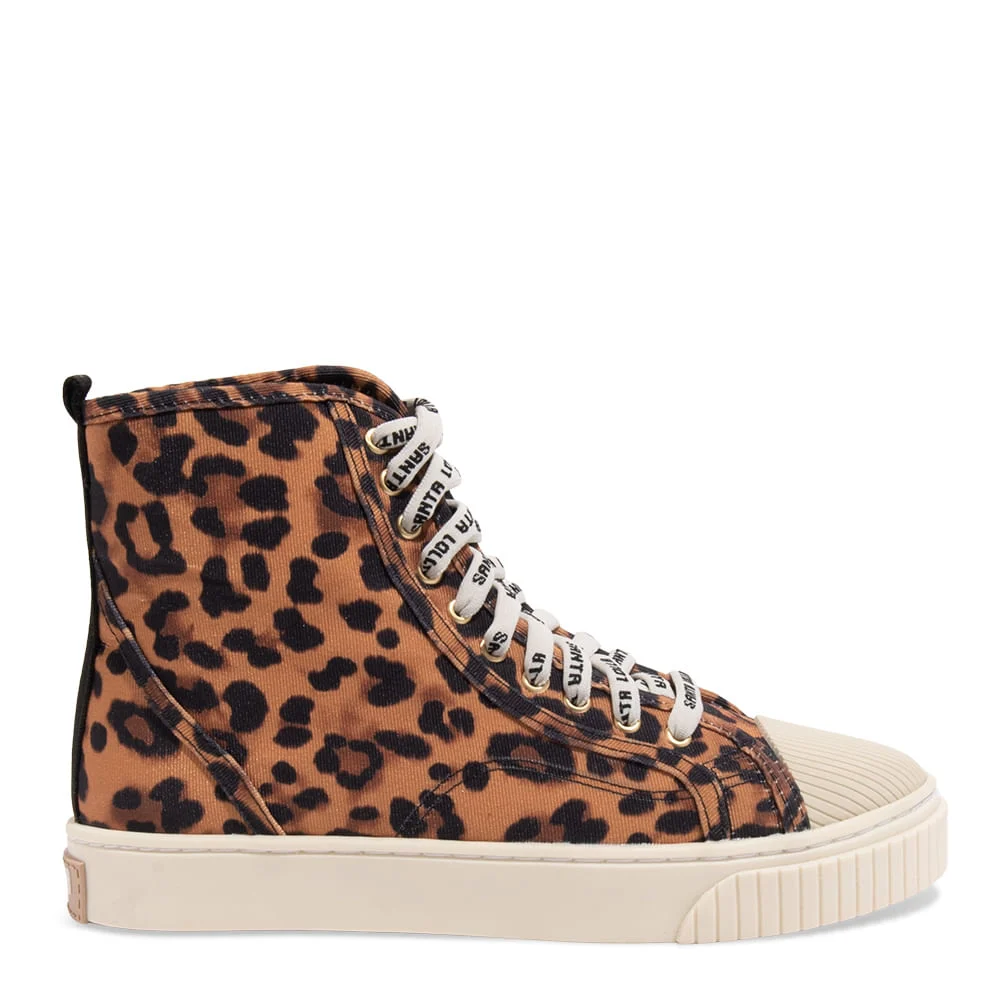 Tênis Cano Alto Animal Print Estampa Leopardo - vista 1 de 3