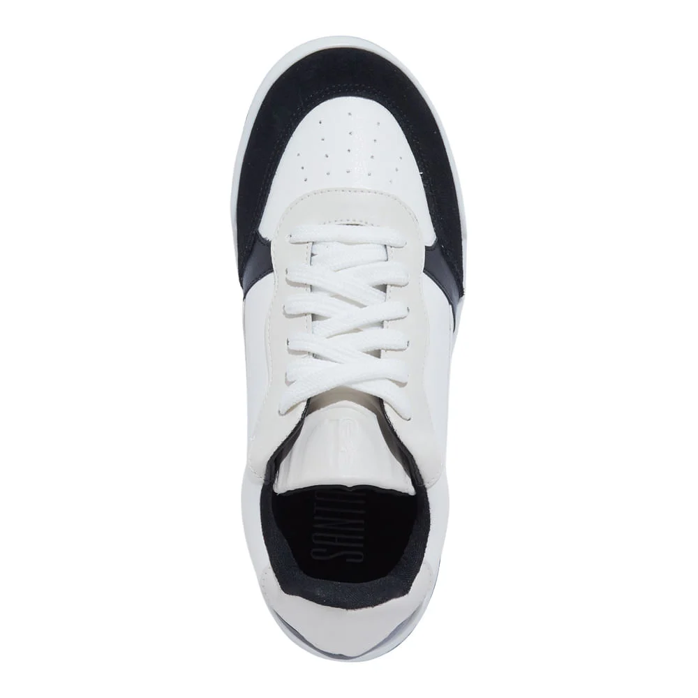 Tênis Floater Lux Preto E Branco - vista 4 de 4