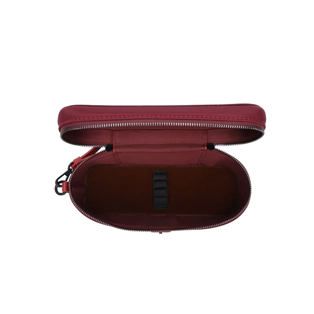 Necessaire Nylon Vermelho Ruby Alça De Mão - vista 4 de 5