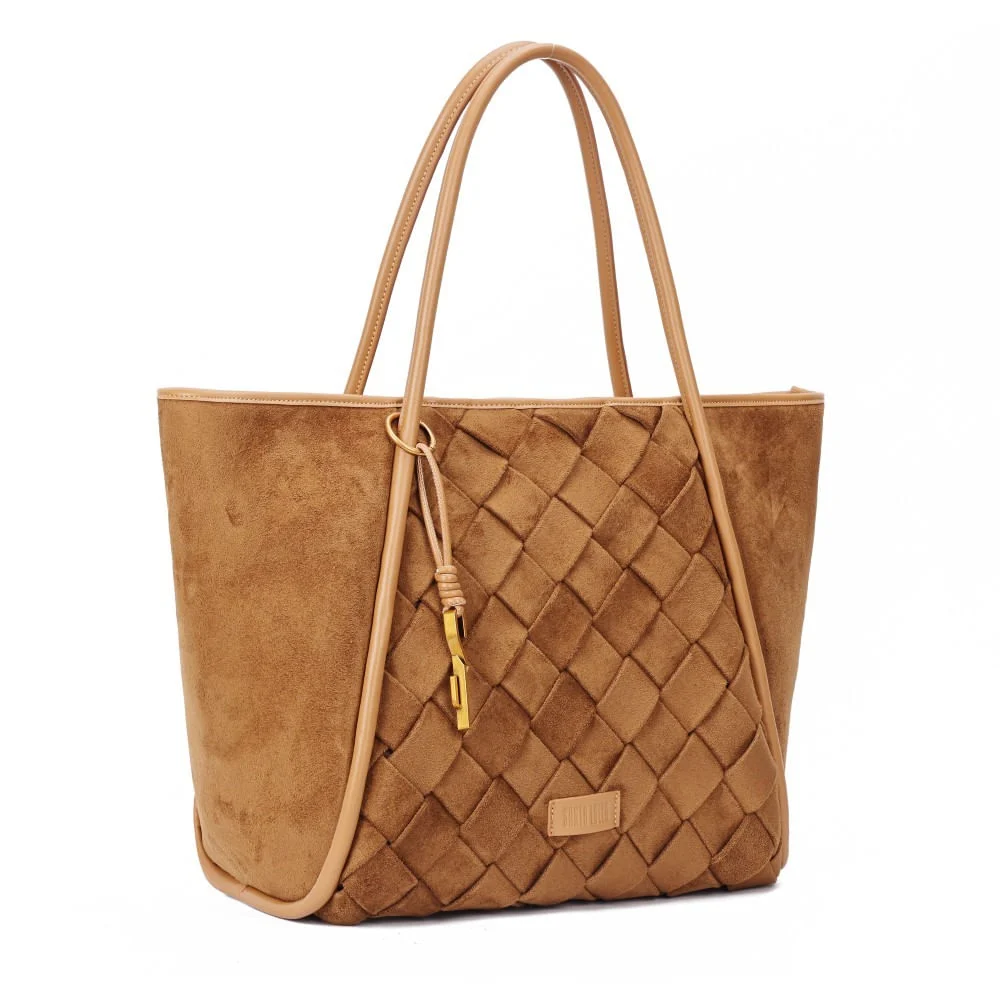 Bolsa Camurça Caramelo Alça De Ombro - vista 2 de 7