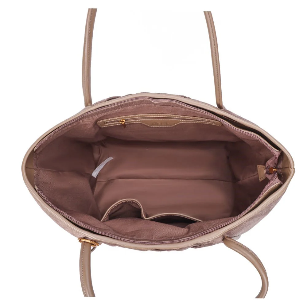 Bolsa Camurça Cinza Alça De Ombro - vista 5 de 7