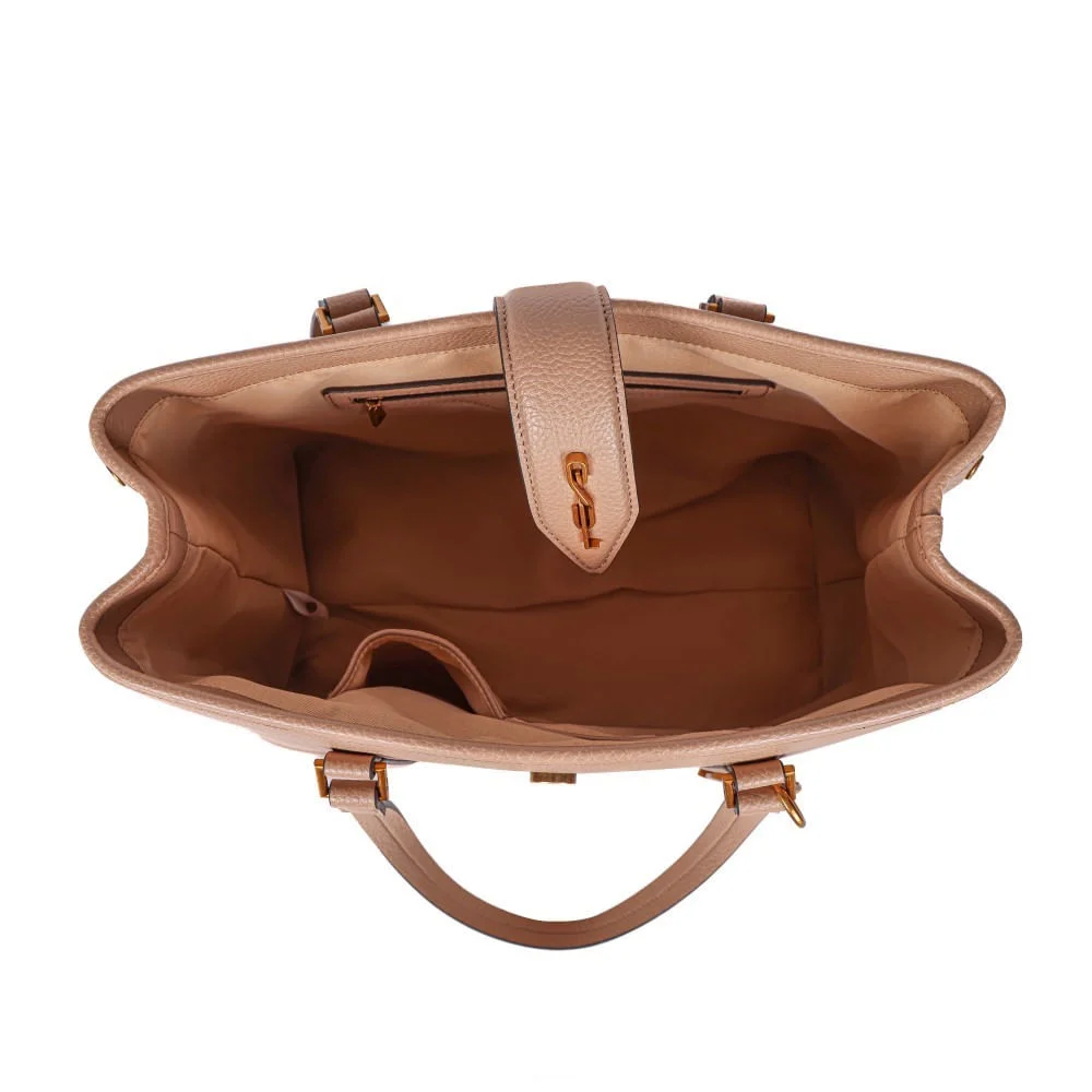 Bolsa Canvas Marrom Rustico Alça De Ombro - vista 5 de 7
