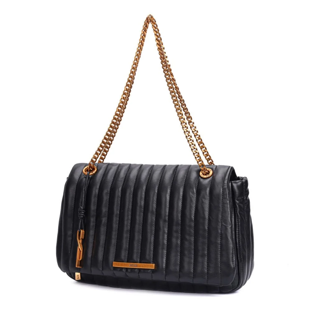Bolsa Soft Preta De Ombro - vista 3 de 5