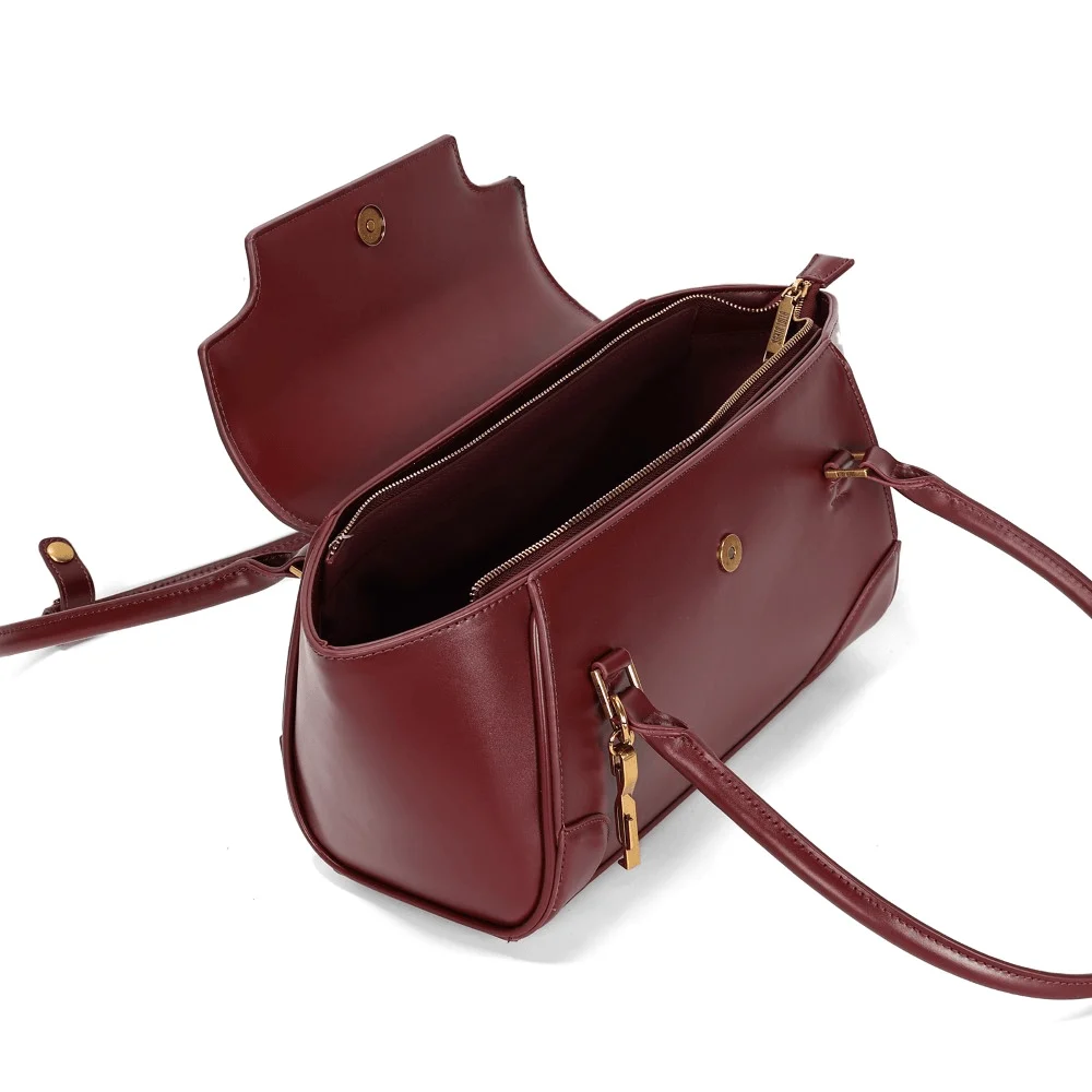 Bolsa Soft Vermelho Ruby Alça De Ombro - vista 5 de 6