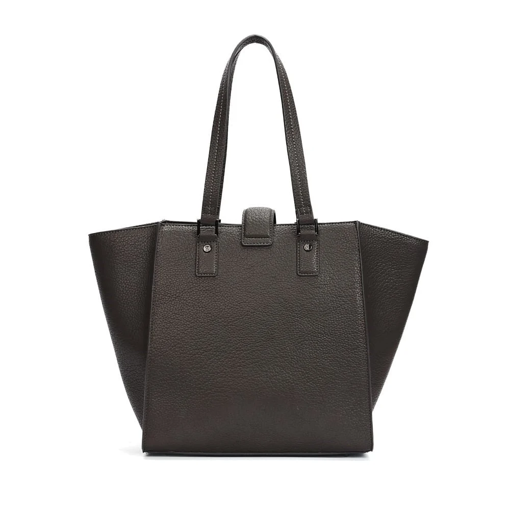 Bolsa Shopper Floater Cinza Escuro Alça De Ombro - vista 6 de 6