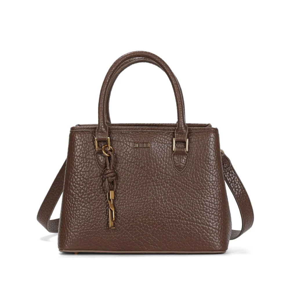 Bolsa Tote Floater Marrom Escuro Alça Dupla - vista 1 de 3