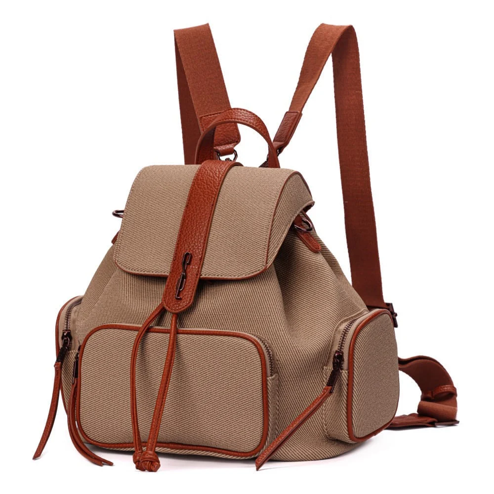 Mochila material canvas new safari - vista 3 de 8