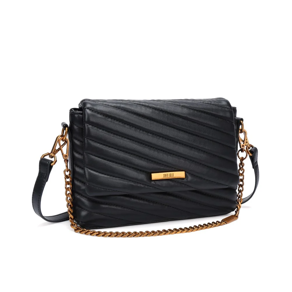 Bolsa Pequena Soft Preto Alça Dupla - vista 2 de 5