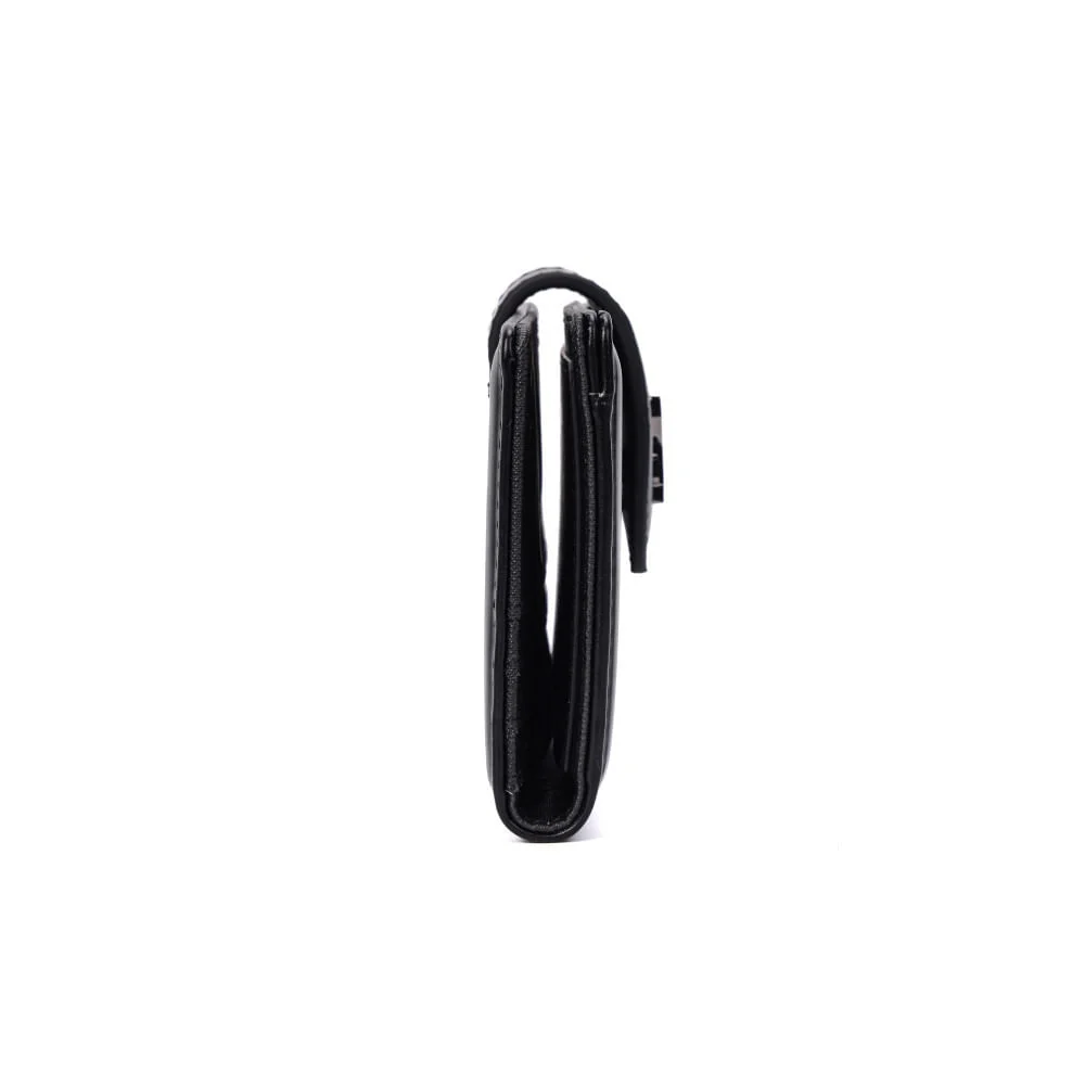 Carteira Material Soft Preto - vista 3 de 6