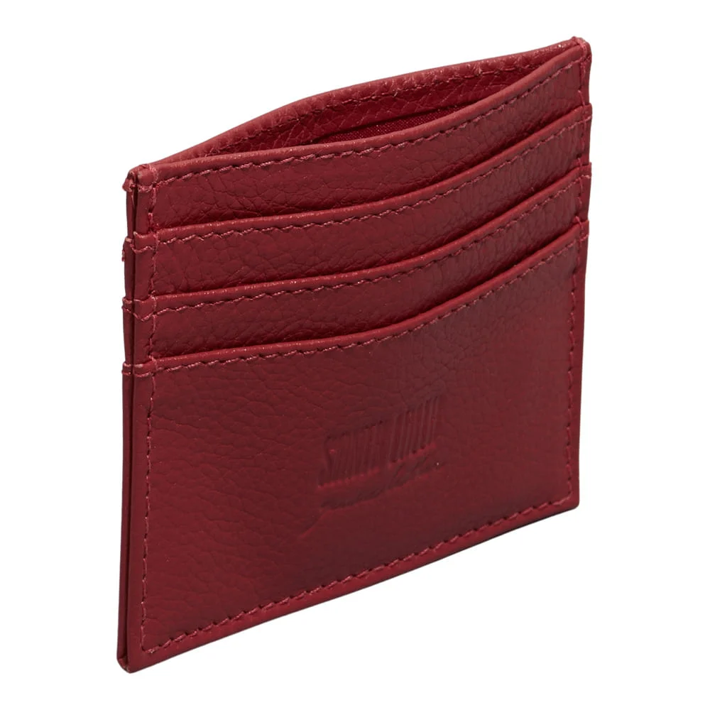 Porta cartão couro floater pepper red - vista 2 de 3