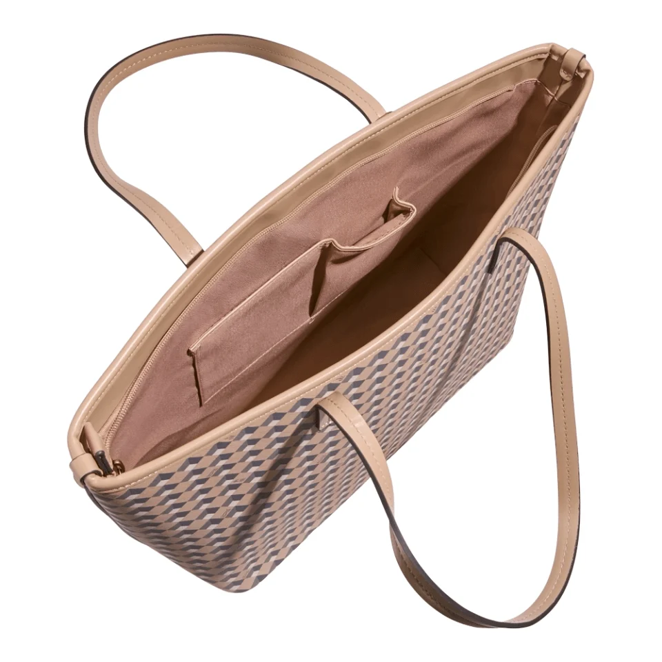 Shopper Risco Cubos Areia - vista 3 de 3