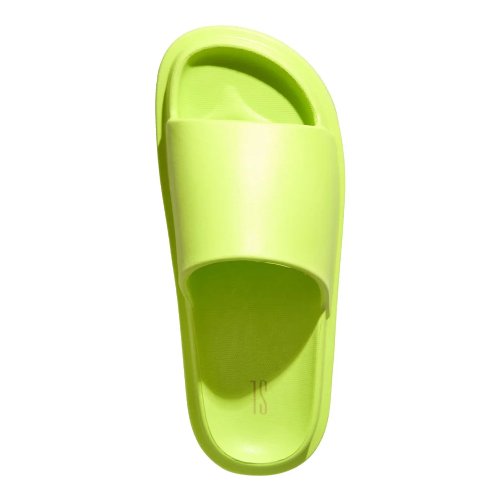 Plataforma borracha amarelo lime fluor - vista 4 de 4