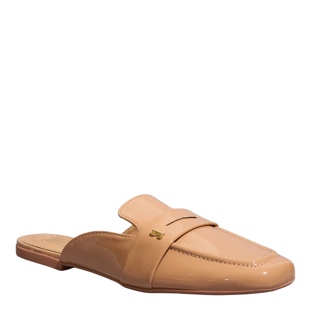 Mocassim Mule Verniz Anzeli Bege - vista 2 de 4