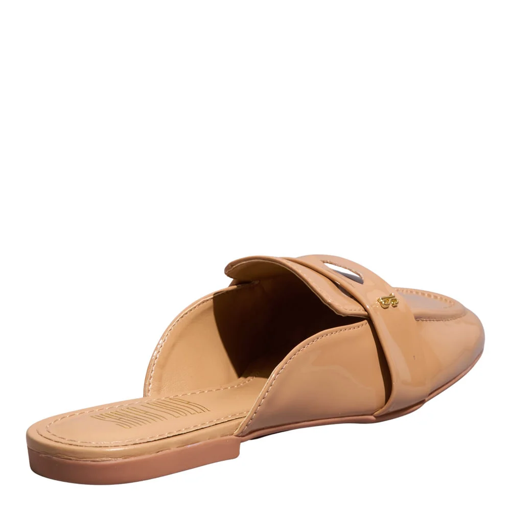 Mocassim Mule Verniz Anzeli Bege - vista 3 de 4
