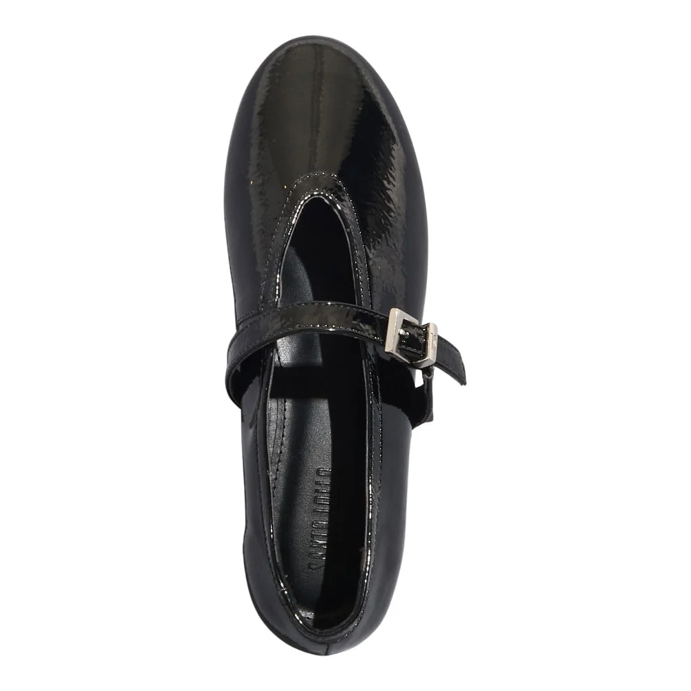 Sapatilha Boneca Verniz Preto - vista 4 de 4