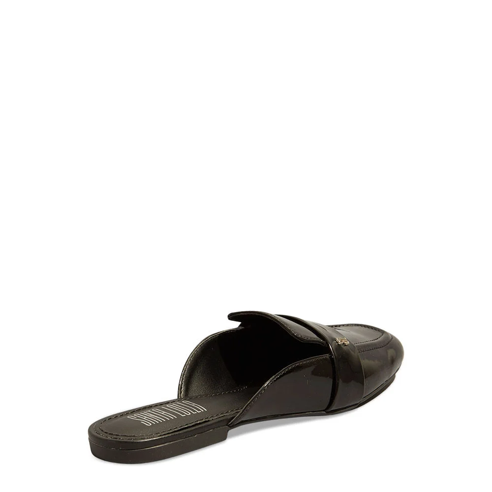 Mocassim Mule Verniz Anzeli Preto - vista 3 de 4