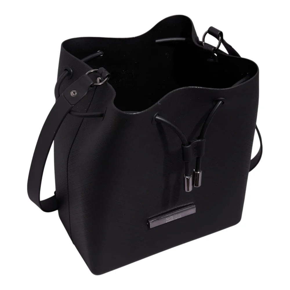 Bolsa M Borracha Preto - vista 3 de 3