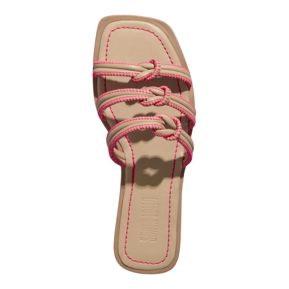 Rasteira Napa Soft Palha - vista 4 de 4