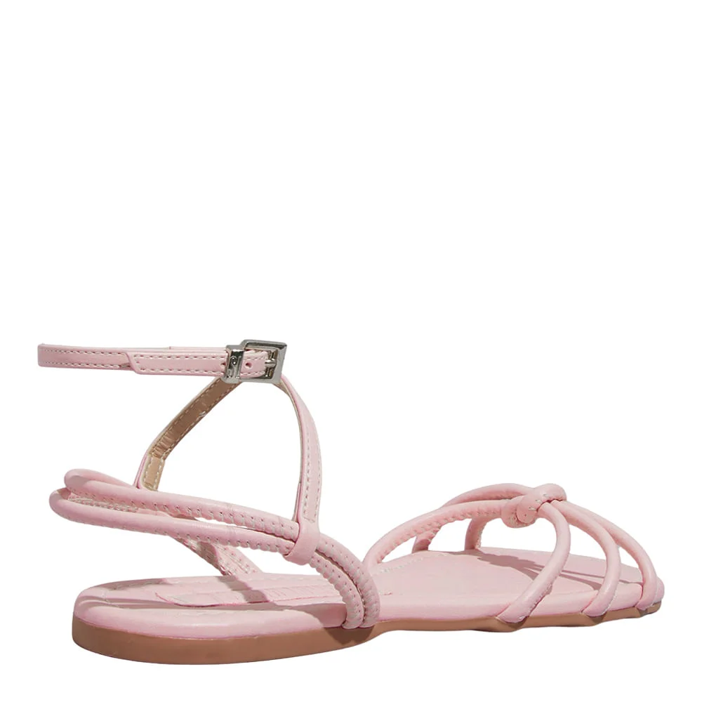 Rasteira Napa Soft Nude - vista 3 de 4