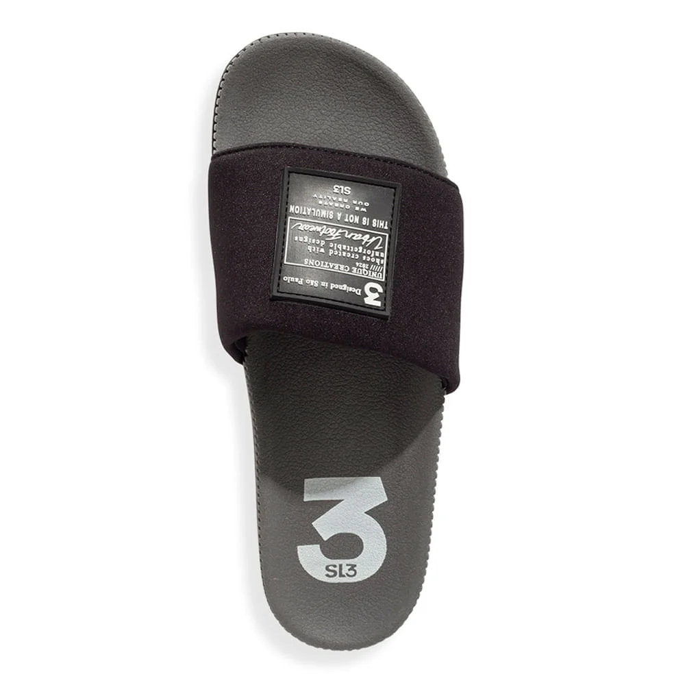 Chinelo Slide Masculino Borracha Azul Escuro - vista 4 de 4